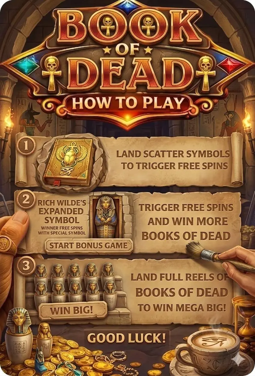 Hoe speel je Book of Dead Demo